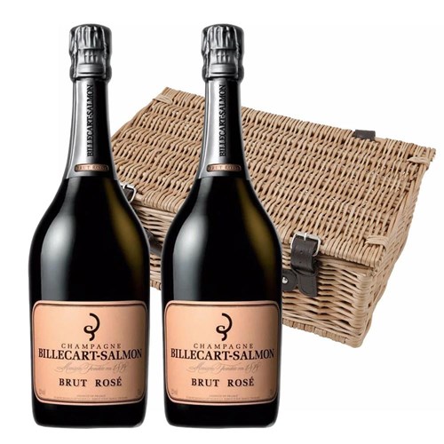 Billecart Salmon Le Rose Champagne 75cl Twin Hamper (2x75cl)